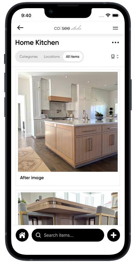 Detailed view shared with a client — photos, notes, and reasoning.