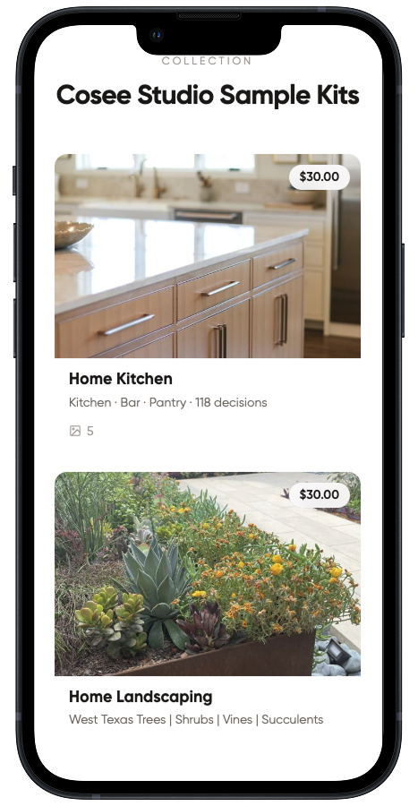 Your published kits in one place — what future clients see when they discover you.